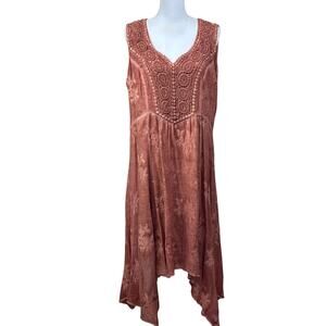Reba Woman embroidered dress, Southwestern, feminine, artisan, Western, romantic